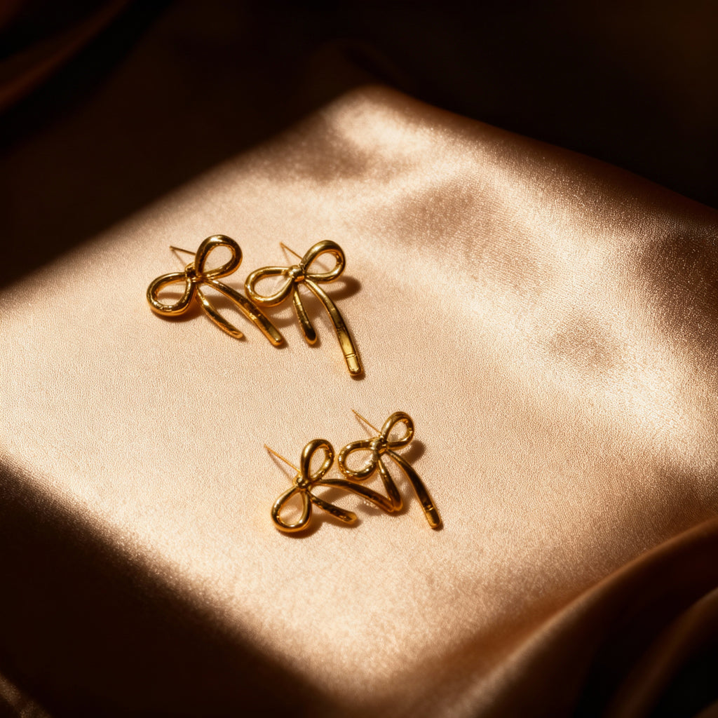 Bow Drop Earrings