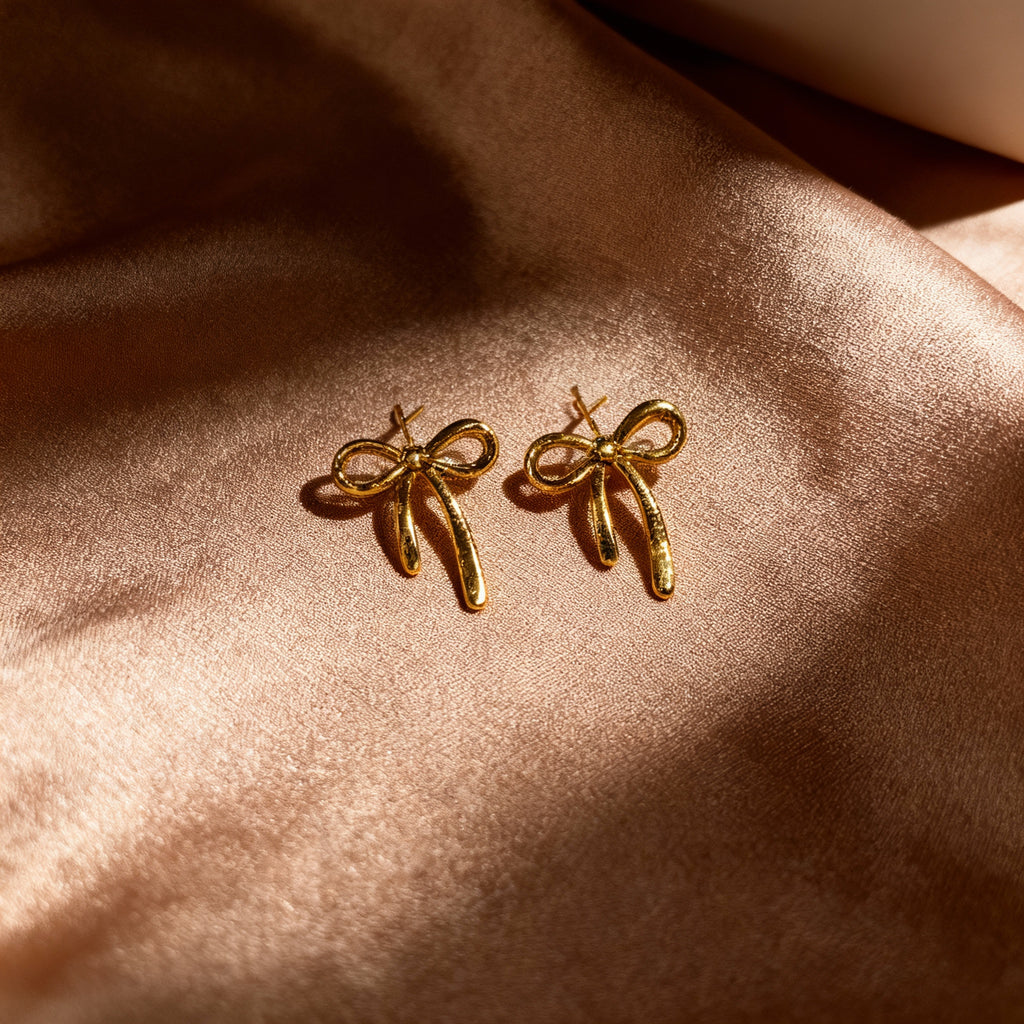 Bow Drop Earrings