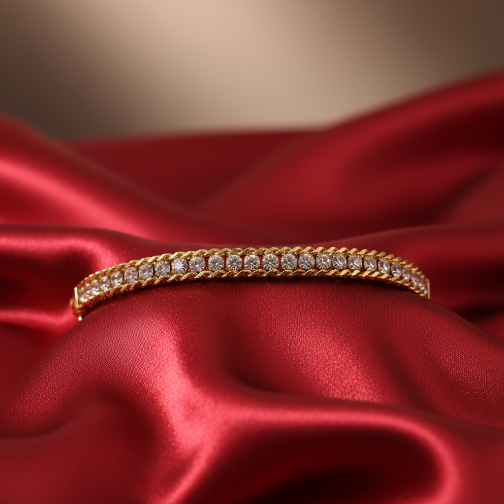 Layered Tennis Bracelet