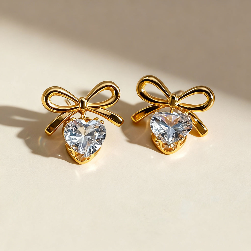 Sweetheart Bow Earrings