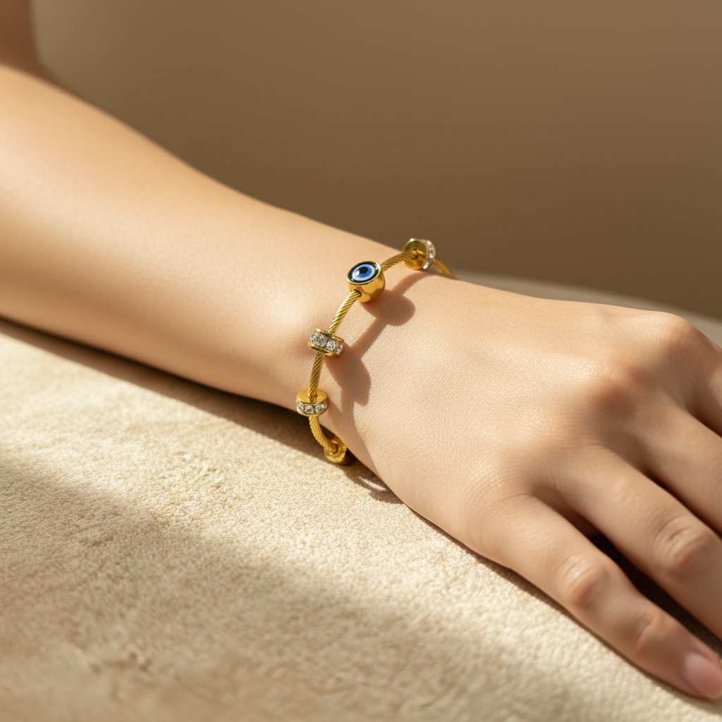 Ward the Evil Eyes Bangle